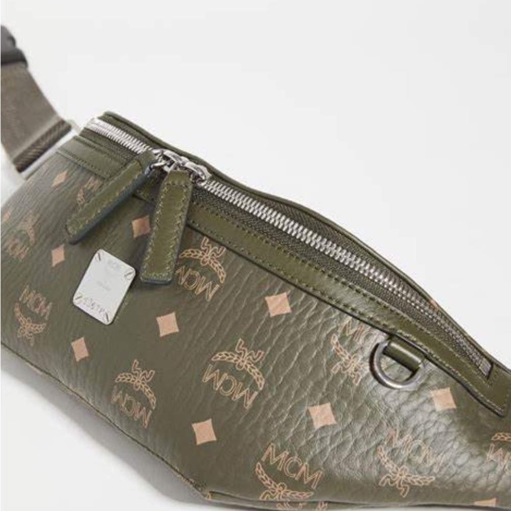 MCM Visetos Belt Bag in Sea Turtle